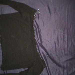 Off the shoulder crop top